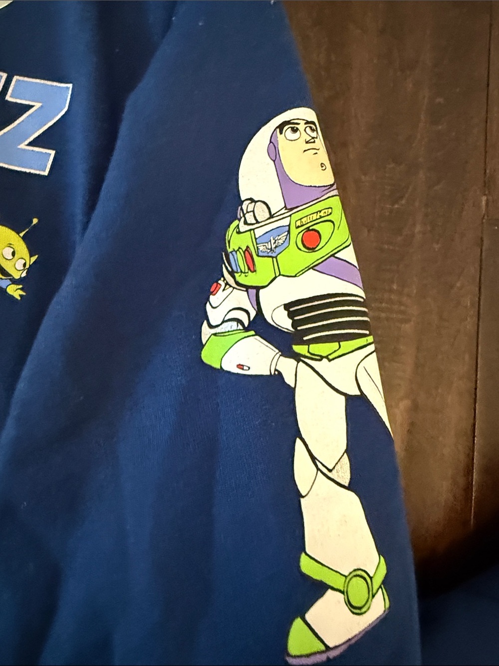 NWT Toy Story Buzz Blue Kids Sweatpants Set - Crewneck Top & Jogger Bottoms - Picture 3 of 9